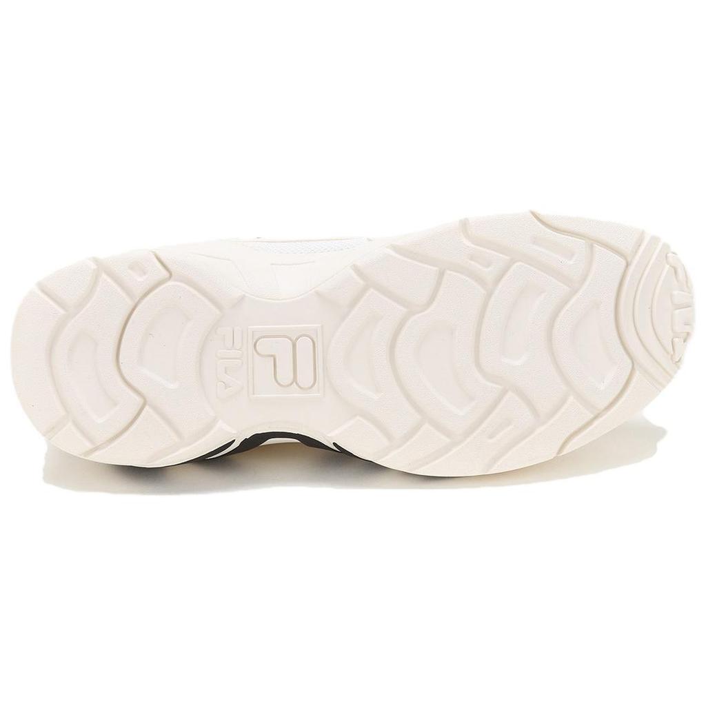 Fila Heritage FHT Textile, Synthetic Leather Low Top Casual Running Shoes Men's Milk White F12M011107FGD