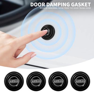 Car Door Shock Absorbing Gasket Pads Anti Collision Gasket Buffer For Nissan Qashqai X J10 J11 Teana Skyline Juke X-trail Almera