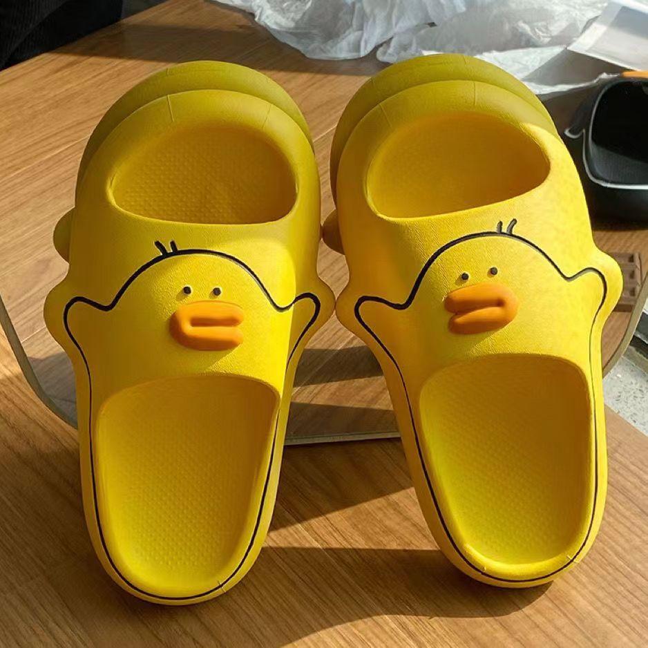 Home women's shoes slippers women's slippers cute little yellow duck home wear shopping beach women's shoes