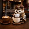 huaqianguhh DIY Tissue Box Cover Kit, Owl Shape, Soft Textures Patchwork Sewing Handmade for Handicraft Enthusiast Beginners