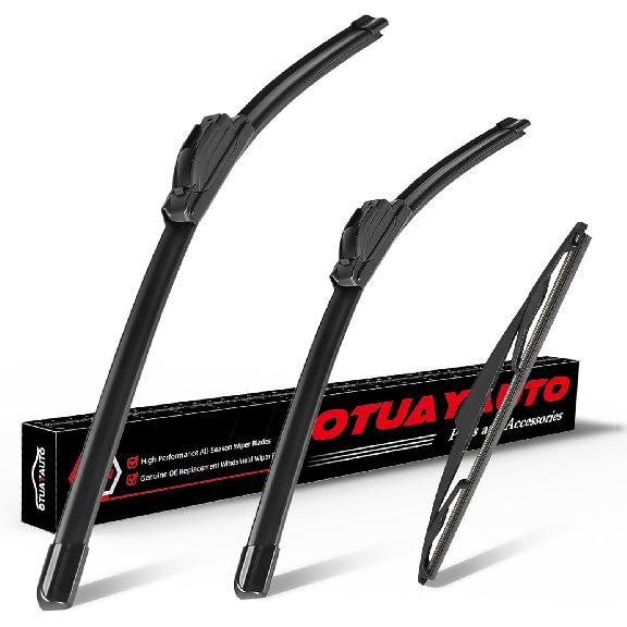 OTUAYAUTO 22"+22" Windshield Wiper Blades Replacement for Chevrolet Silverado 1500 2500 3500 1999-2006 2019-2024 Front Window Wiper Fit Factory