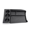 For RIVIAN R1T Center Console Storage Box TPE  Central Lower Layer Organizer Tray Car Interior Accessories