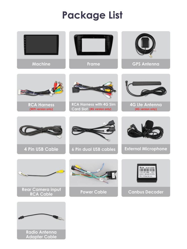 Android Navigation & Reverse Camera System for Volkswagen Skoda Octavia 2013-2018