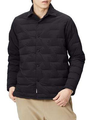 Mizuno Camicia Imbottita Senza Cuciture Taglia M Giacca, da Uomo, Nera, (B2MC2503)