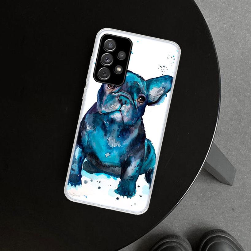 French Bulldog Dog Animal Phone Case for Samsung Galaxy A17 A16 A26 A36 A56 A57 A37 A15 A25 A35 A55 A14 A24 A34 A54 A13 A23 A33
