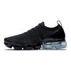 Air VaporMax Flyknit 2 Negru Patent Femei 942843-014