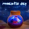 LED Romantische Rose Blume Fernbedienung licht Flasche Dimmer Lampe Nachtlicht Blume Flasche Kreative Geschenk Für Mädchen Hause dekoration
