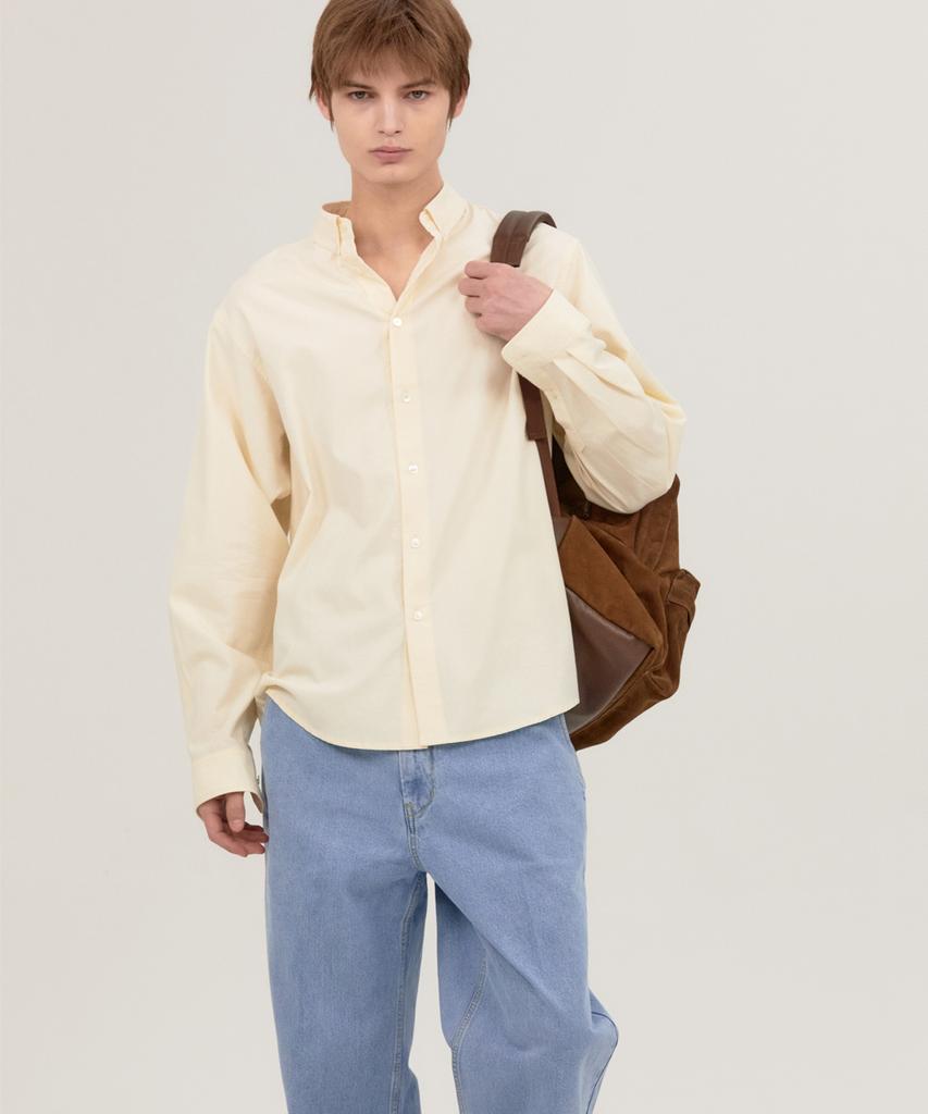NOHANT Relaxed Poplin Shirt Ivory