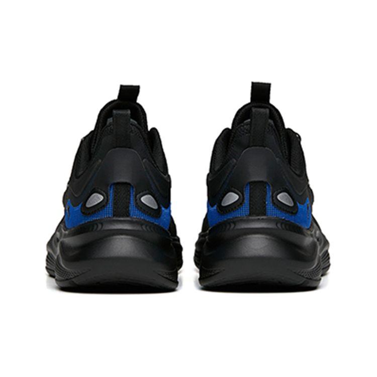 Anta Lingyun 2 Comfortable Non-Slip Wear-Resistant Breathable Low-Top Running Shoes Men Sneaker Black Blue 112145541R-4