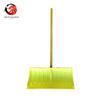 Heavy-Duty Plastic Snow Shovel with Wooden Handle