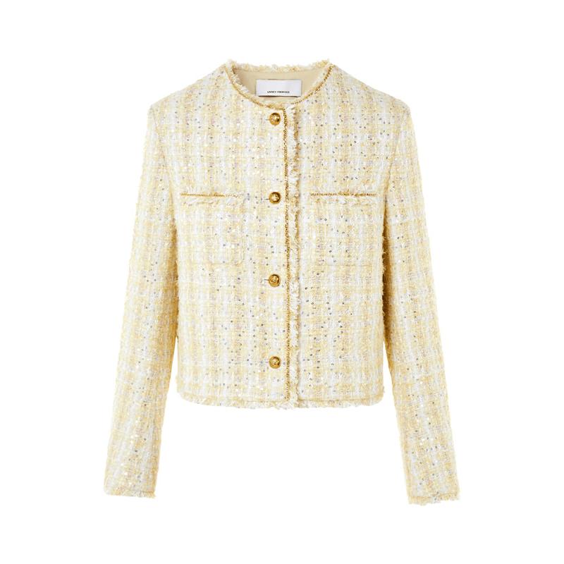 

Langzi Elegant Tweed Short Jacket L