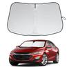Car Window Sun Shade Front Windshield Custom For Chevy Malibu 2016-2024 Sunshade Cover Window Sun Visor Foldable Blocks UV Rays