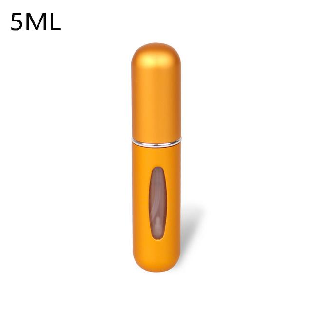 8/5ml Parfymfördelare Bärbar Vätskebehållare För Kosmetika Resor Mini Aluminiumspray Alkohol Tom Påfyllningsbar Flaska