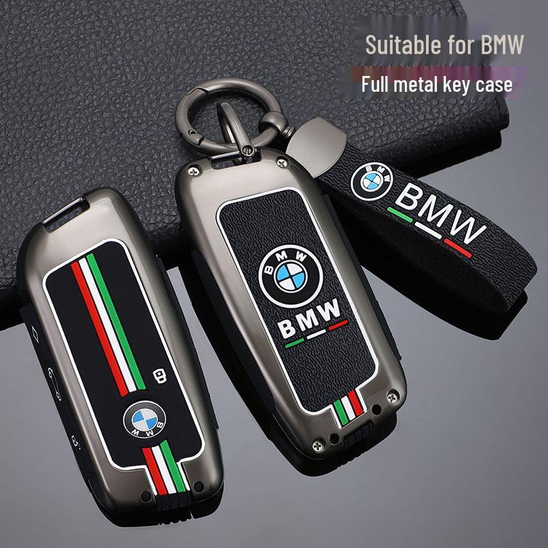 BMW Key Case for 2024 X5, X1, 7 Series, X7, X6, 5 Series, and 740: Stylish Buckle Design