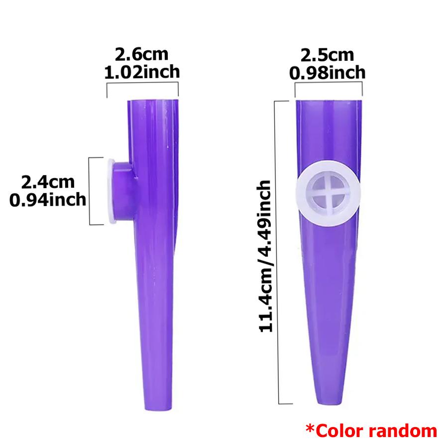 4/8/12pcs Plastic Kazoo Ancient Classic Vocal Wind Instruments Music Production Background Music Speaker Party Sounding Props