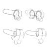 Stainless Steel Scrotal Restraint Stretch Pendant Penis Weight Ring Cock Cage Cock Ring Sex Toy Chastity Belt