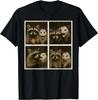 Funny Possum and Raccoon Photobooth Selfie Trash Feral Women Unisex T-Shirt