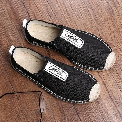 Neue Leinwand-Fischer-Schuhe Taoisten-Schuhe einfache atmungsaktive Frühjahrs- und Sommerschuhe