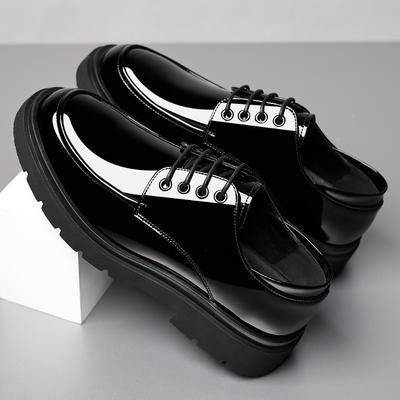 Nouvelle Arrivée Chaussures Décontractées en Cuir pour Homme Fait Main Baskets d'Extérieur Style Street Chaussures de Mariage pour Homme Chaussures Oxford Polyvalentes