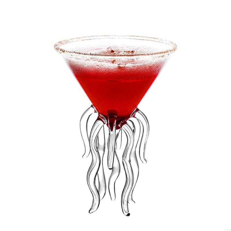 C90A 100ML Wine Champagne Glass Octopus Juice Glass For Kitchen Bar Party