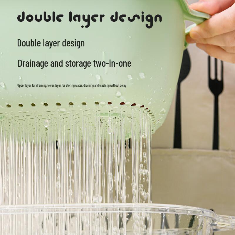 Double-layer Kitchen Drain Basket