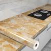 Kitchen Grease-Resistant Stickers, Waterproof Wallpaper, Heat-Resistant Marble Film, Moisture-Resistant Countertop Renovation Stickers