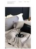 Luxury 4-Piece Pima Cotton Bedding Set: Duvet Cover & Sheet in High-Grade White for All Seasons