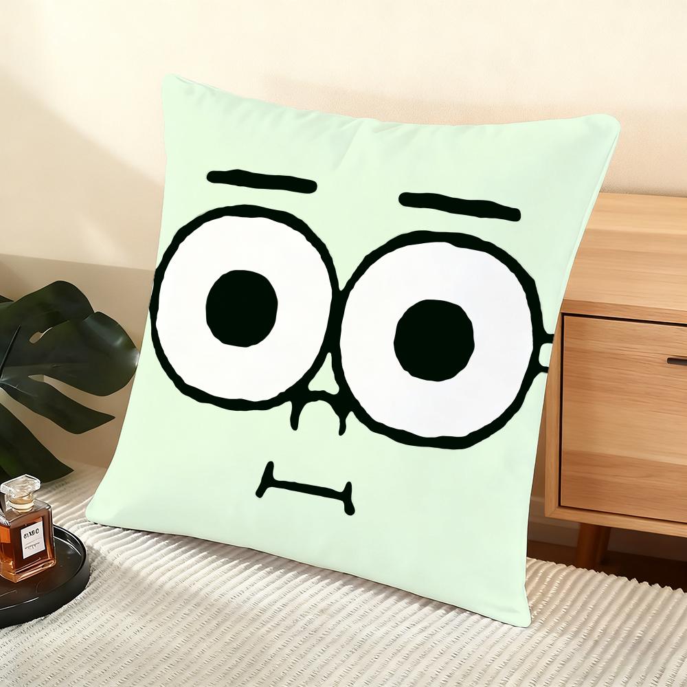 Anime Furit And Onion Cushion Cover Soft Short Plush Pillow Cover Smooth Cozy Texture Aesthetic Cushion Case Home Decor