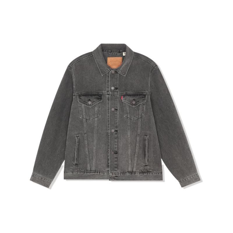 Levi s Men s Vintage Relaxed Fit Trucker Jacket My Favorite Thing - Black 77380-0057 S