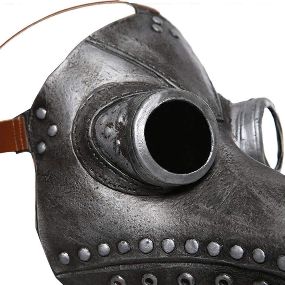 Plague Doctor Party Masks Halloween Medieval Long Nose Beak Mask Steampunk Props Headgear