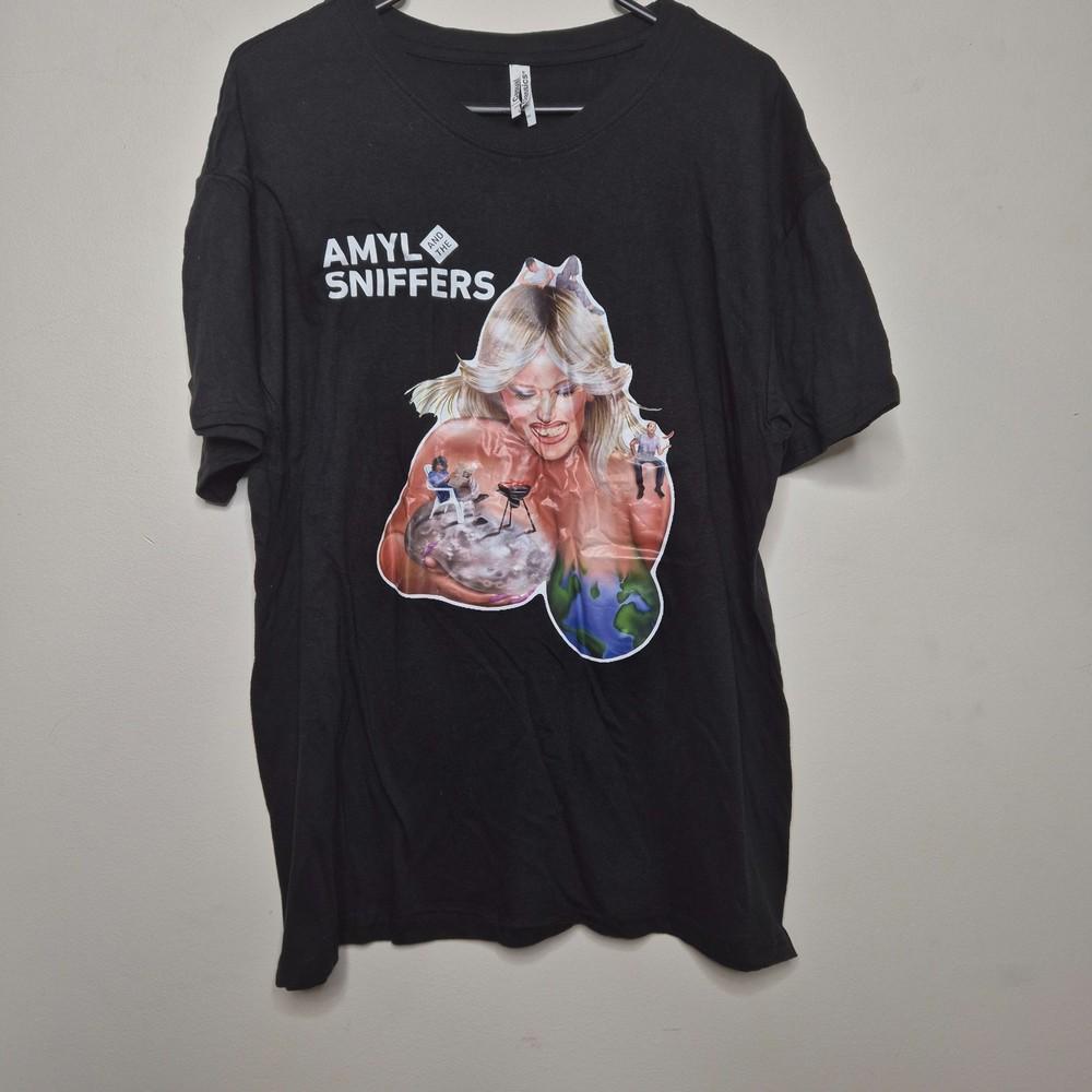 Amyl and the Sniffers Aus Tour 25 TShirt Tee Size XL Australian Rock Band Music Unisex T-Shirt L