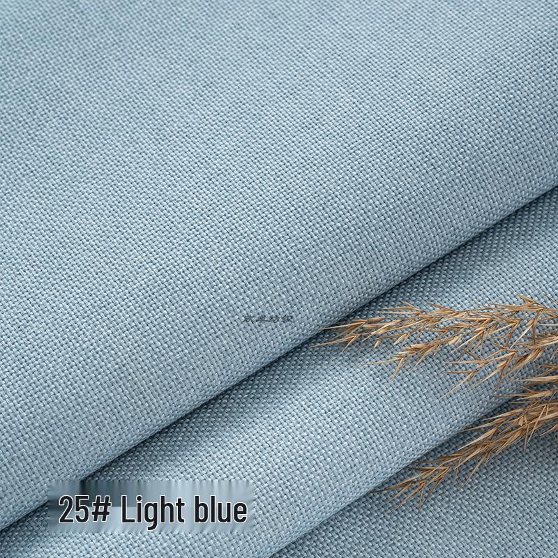 Coarse Plain Linen Fabric: Soft Upholstery, Car Seat, Chair Cushion, Tablecloth, Imitation Linen Cover