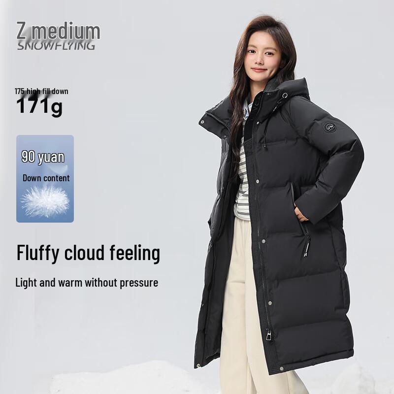 SNOWFLYING Women s Mid-Length Down Jacket S