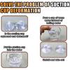 24PCS Car Glass Windshield Sunshade Suction Cups, PVC Sucker Car Window Shade Suction Cups, Pull Ring Sun Visor Suction Cup Hooks, Mini Adsorption