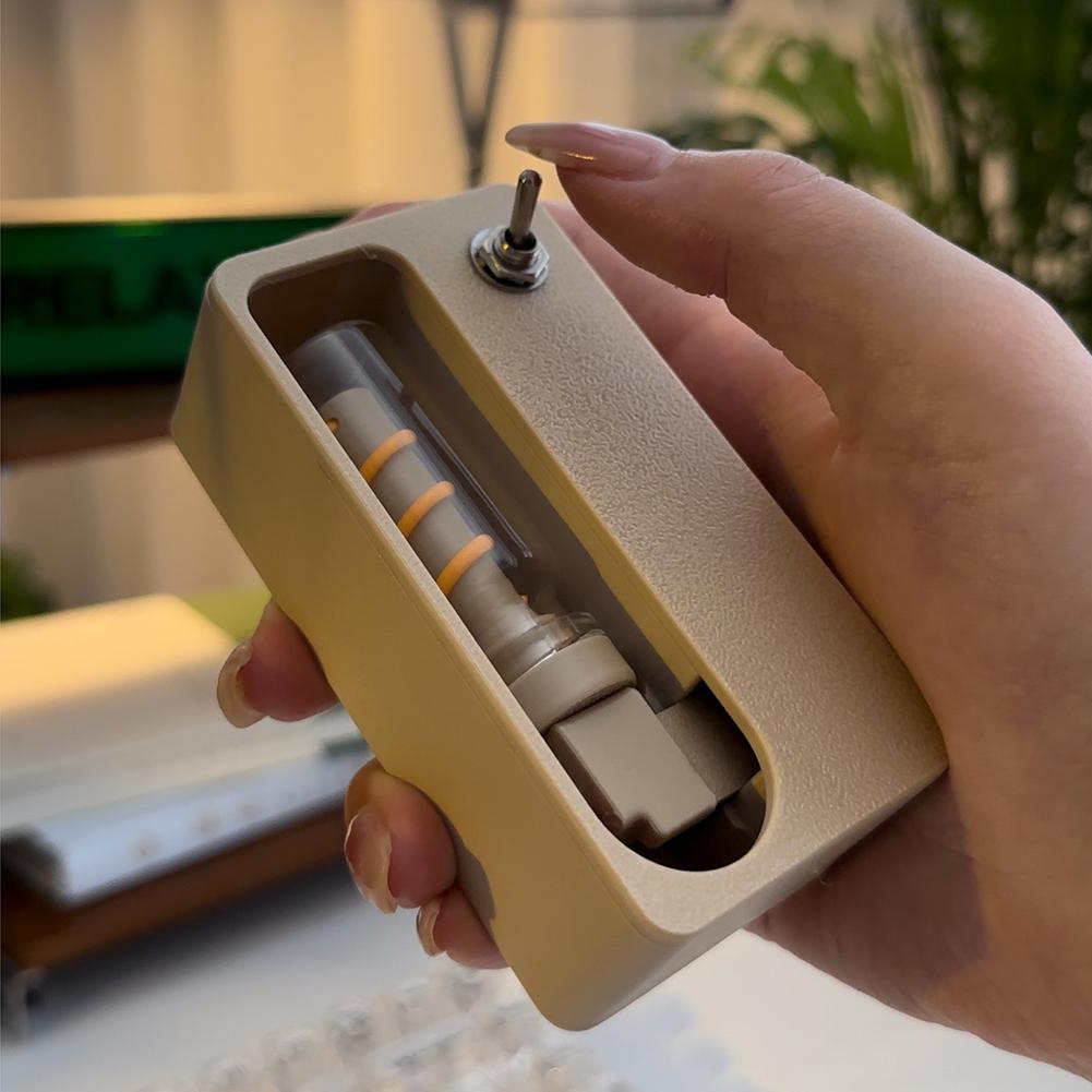 Press Lever Ejection Night Light Atmosphere Light Edison Bulb Relieve Stress Lamp Filament Magnetic Ambient Light Home Decor