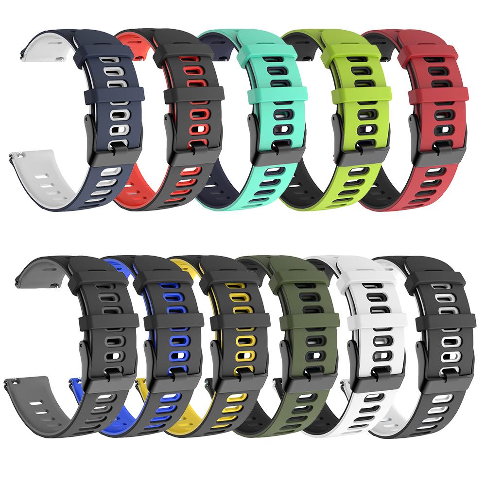 Silikon 22 20mm Uhrenarmband für HUAWEI WATCH GT 4 Pro 46mm Armband GT 3 SE 2 42mm HONOR Magic Watch4 GS 3 Pro Ersatzarmband