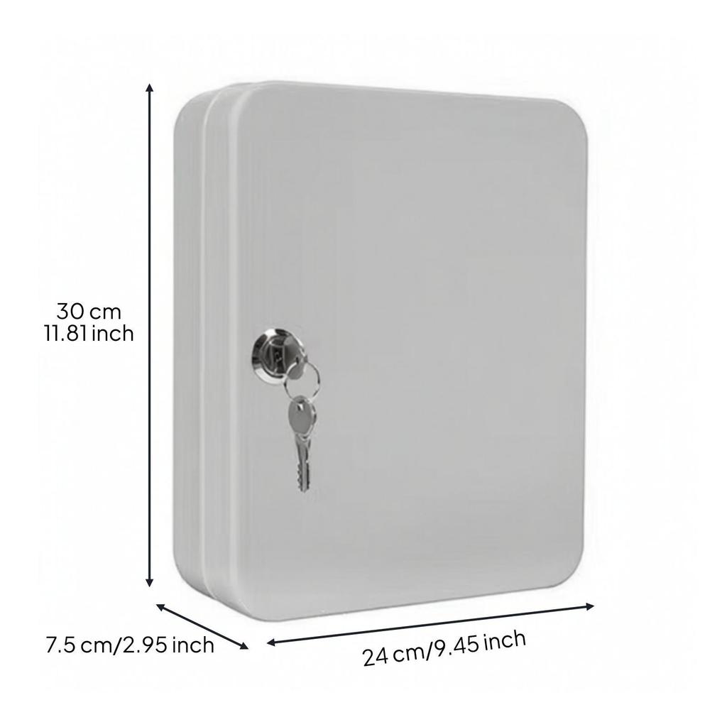 Wall-Mounted Key Management Cabinet Slim for Property Managers