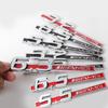 1PCS 3D ABS Car Side Fender Emblem Decoration Body Trunk Badge Sticker Auto Accessories For Mercedes Benz 3.2 5.5 6.3 6.5 AMG