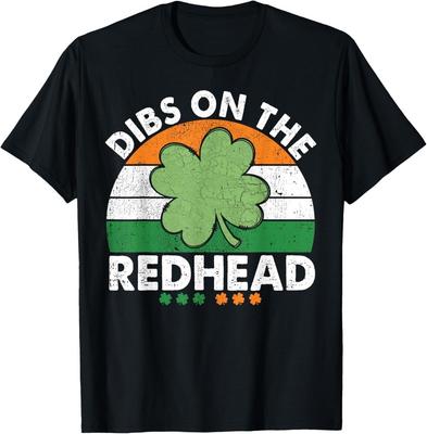 Ich beanspruche den Rotschopf Lustiges St. Patrick's Day Trink-Herren-T-Shirt Unisex-T-Shirt