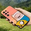 Adventure Time Phone Case For Samsung Galaxy A56,36,26,16,76,55,35,25,15,54,34,24,14 Soft Silicone Black Cover