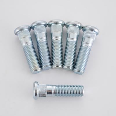 10 Pcs Car Wheel Bolts M12x1.5 49mm/43mm Length  12x 1.5mm Wheel Studs  and a 12.3mm  Knurl