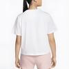 Nike Sportswear Boxy Large Logo Print Crew Neck Short Sleeve T-Shirt Women Tops White DQ3269-100