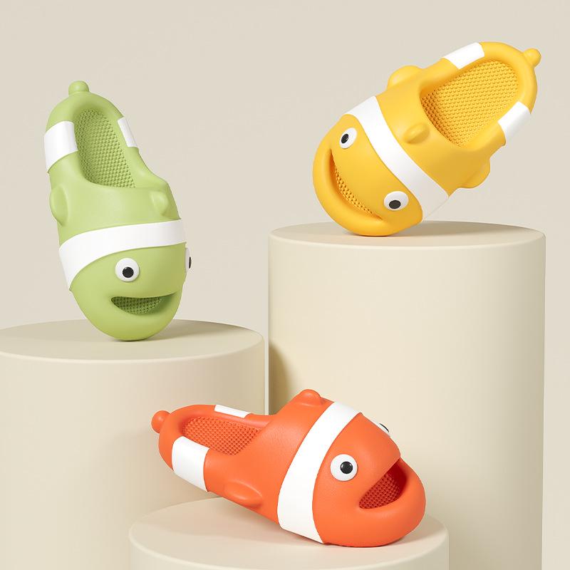 Cute Clownfish Women's Non-Slip EVA Slippers - Summer Outdoor/Indoor Sandals