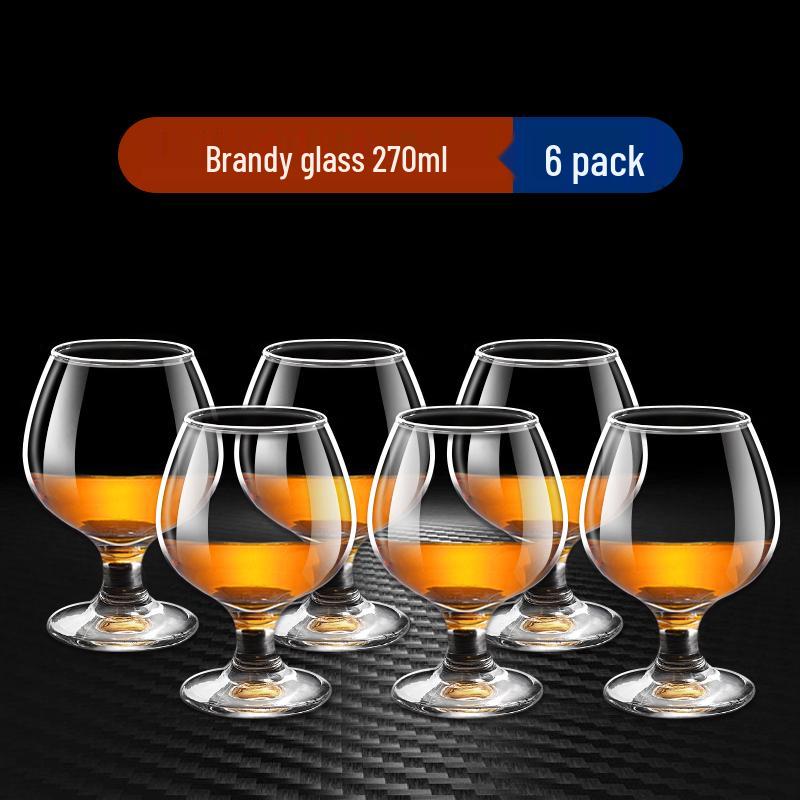 Juego de Cristalería para Bebidas: Copas de Baijiu, Whisky, Vino de Tallo Alto y Brandy para Uso Doméstico