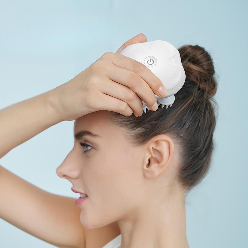 New Scalp MassagingTool Intelligent Red Light Physiotherapy Instrument To Dredge Meridians Electric Scalp MassagingTool