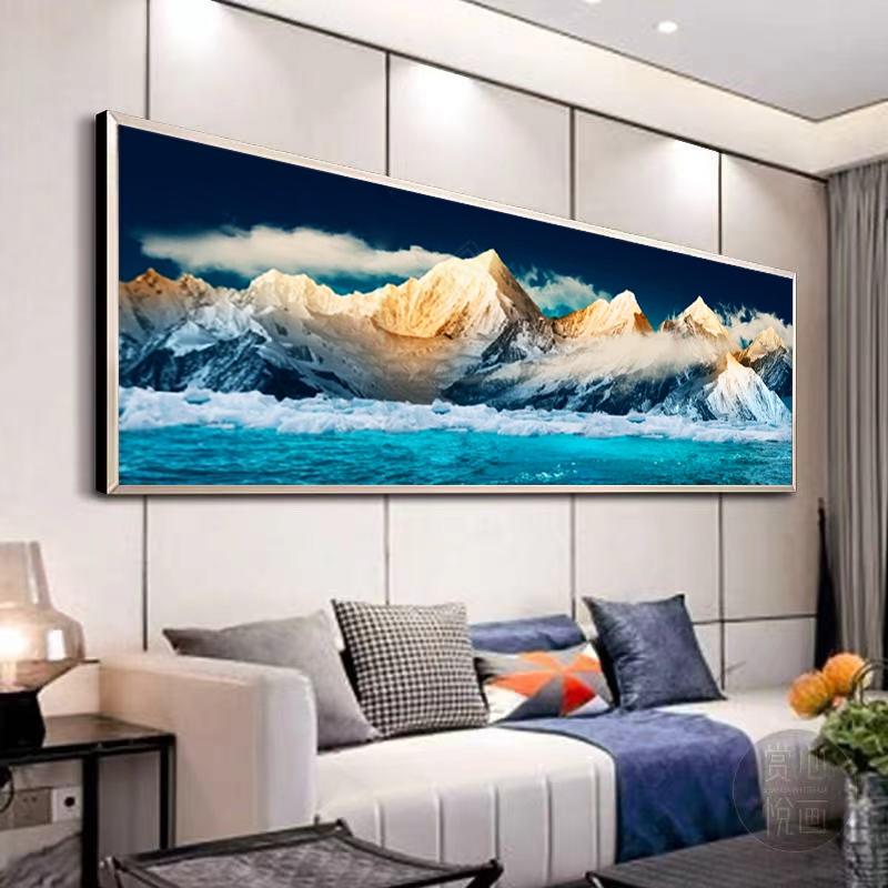 Zestawy do malowania diamentowego 5D DIY Góra Śnieżna Haft Krzyżykowy Pejzaż Haft Diamentowy Malowanie Sztuka Ścienna do Salonu Dekoracja Domu