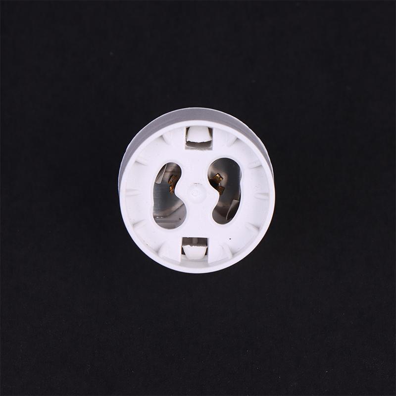 10Pcs Mr16 To Gu10 Socket Base Halogen Light Bulb Lamp Adapter Converter High Temperature Resistance Conversion Lamp Holder