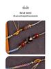 Tibetan Hand-Woven Thangka Necklace Cord for Men's and Women's Jade or Gold Pendant Amulets