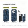 Artistic Oceanic Watercolor Layered Scale Pattern Film Aesthetic Protective Shockproof Bumper Phone Case Cover For iPhone 14 15 16 Pro Max Plus