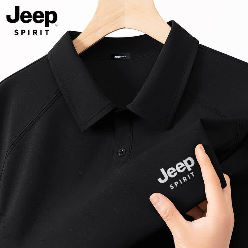 JEEP SPIRIT Men s Quick Dry Anti-UV Polo Shirt 2XL / 185